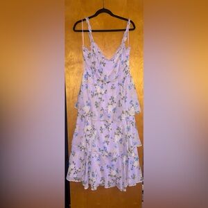 Francesca's Collections Lavender and Blue Dress